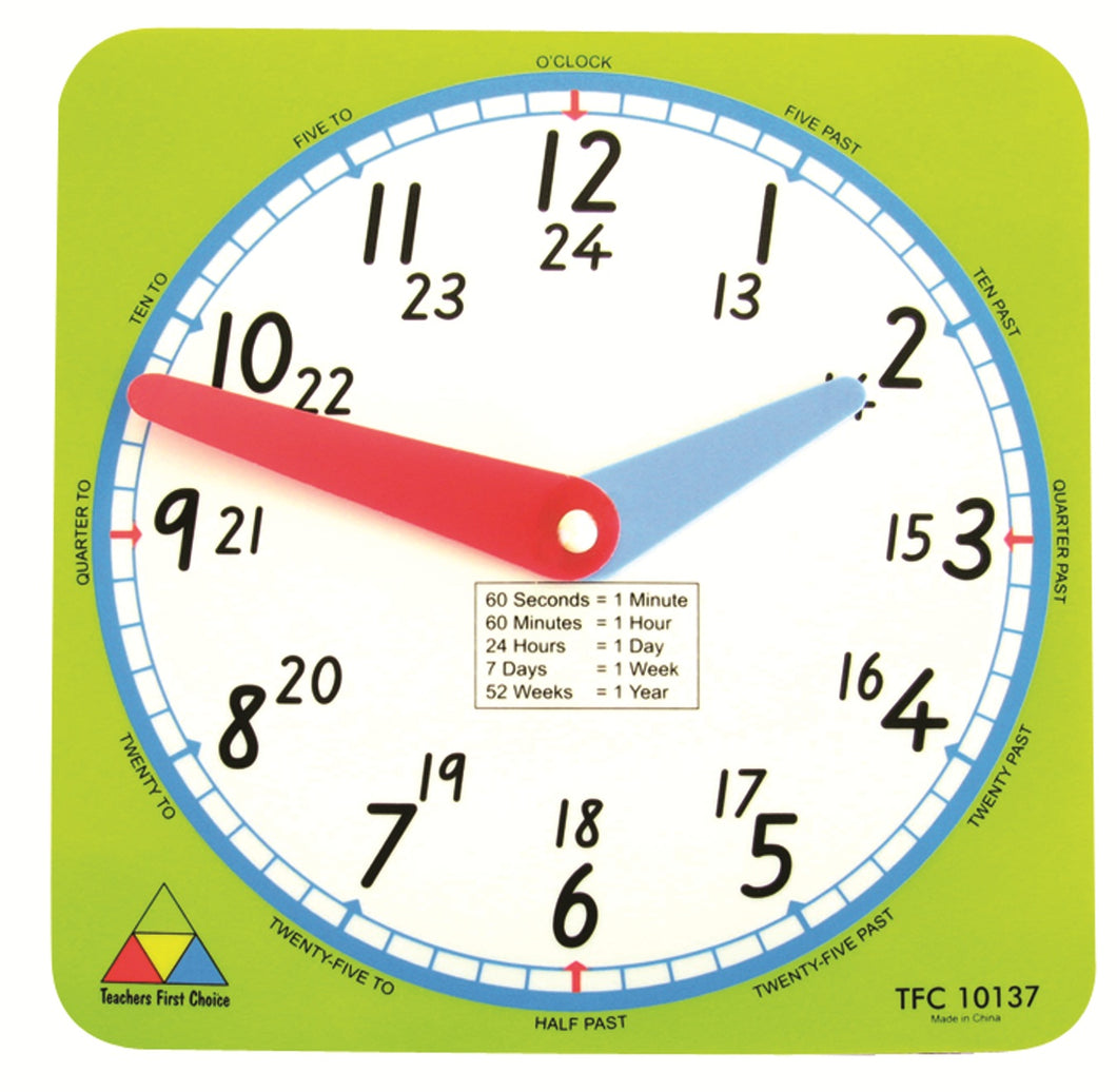 24 Hour Teacher Demo Clock